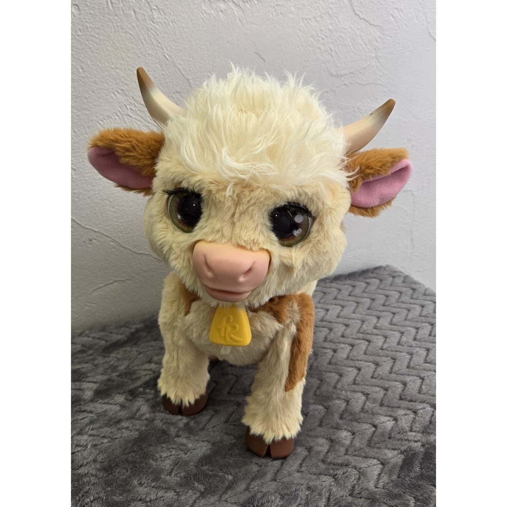 Just Play FurReal Maggie The Cow 11"Interactive Miniature Works Great!